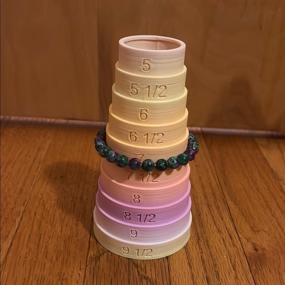 Source Unknown Green and Purple Beaded Bracelet - Picture 3 of 3